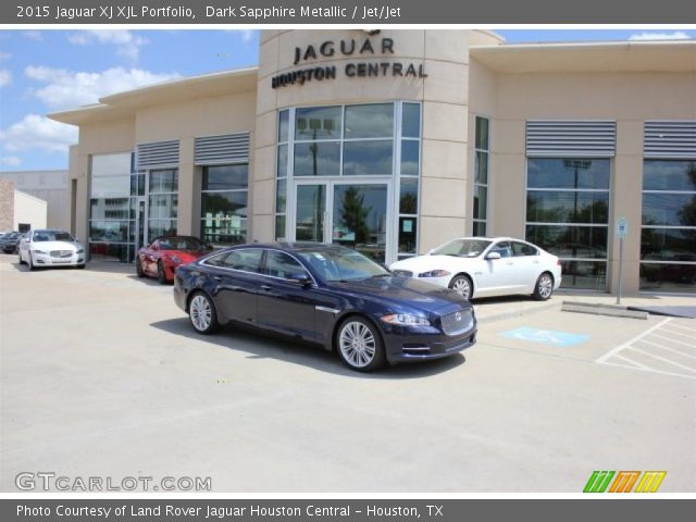 2015 Jaguar XJ XJL Portfolio in Dark Sapphire Metallic