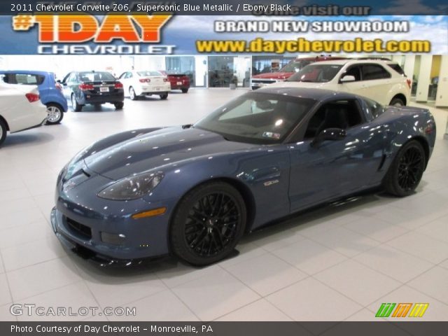 2011 Chevrolet Corvette Z06 in Supersonic Blue Metallic