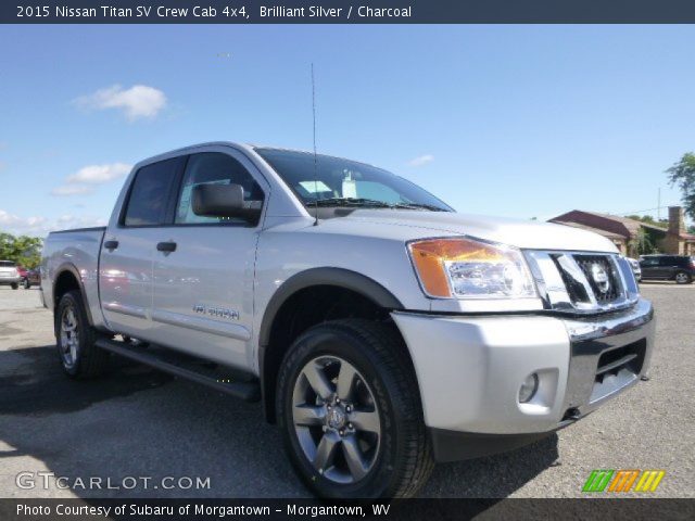2015 Nissan Titan SV Crew Cab 4x4 in Brilliant Silver
