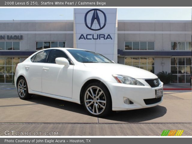 2008 Lexus IS 250 in Starfire White Pearl