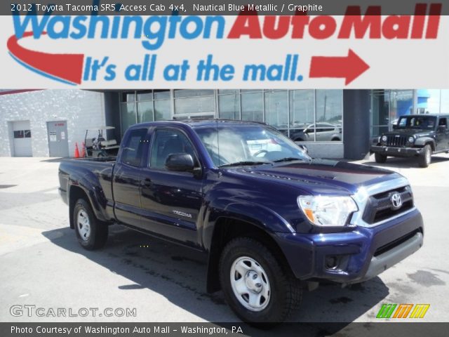 2012 Toyota Tacoma SR5 Access Cab 4x4 in Nautical Blue Metallic