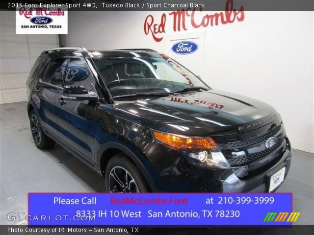 2015 Ford Explorer Sport 4WD in Tuxedo Black