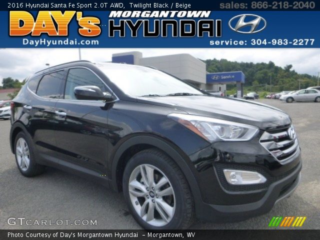 2016 Hyundai Santa Fe Sport 2.0T AWD in Twilight Black