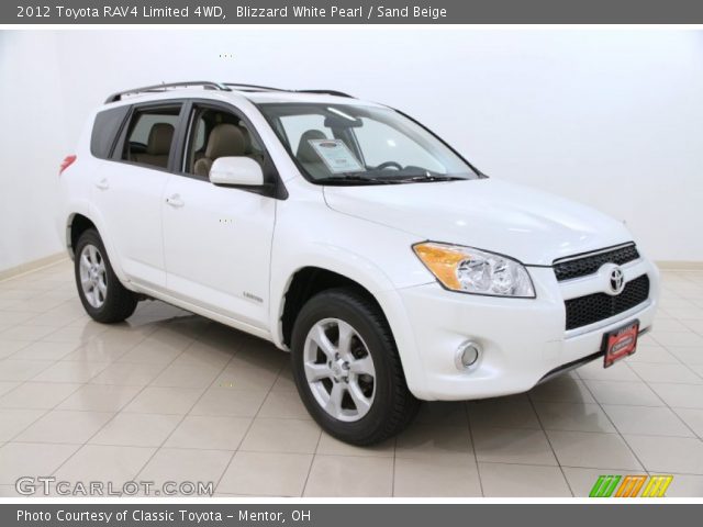 2012 Toyota RAV4 Limited 4WD in Blizzard White Pearl