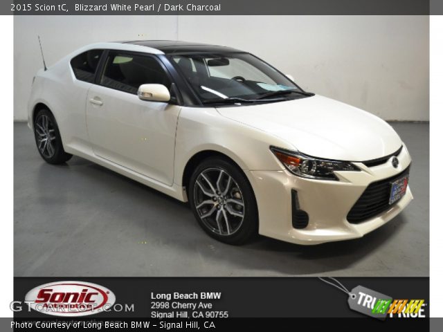 2015 Scion tC  in Blizzard White Pearl