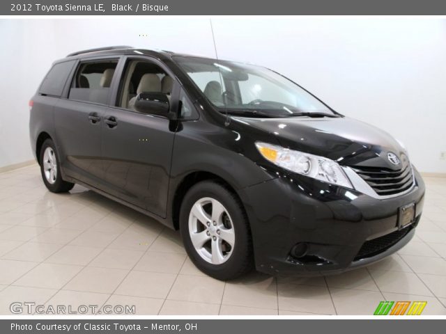 2012 Toyota Sienna LE in Black