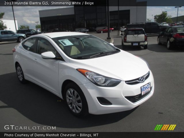 2013 Hyundai Elantra GLS in Shimmering White