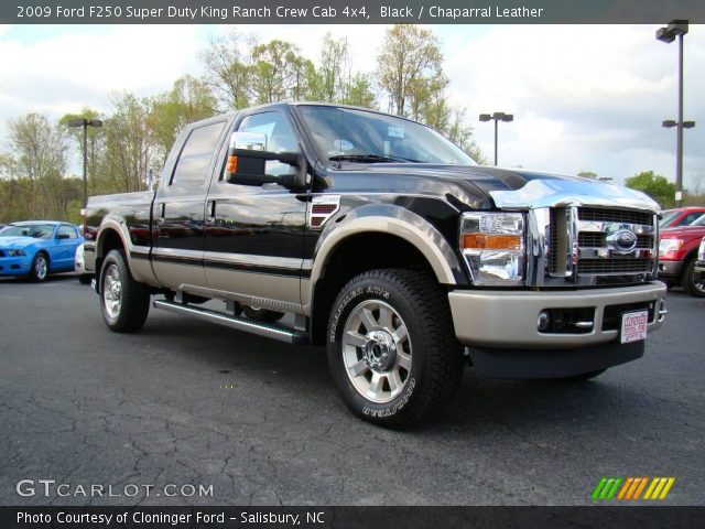 2009 Ford F250 Super Duty King Ranch Crew Cab 4x4 in Black