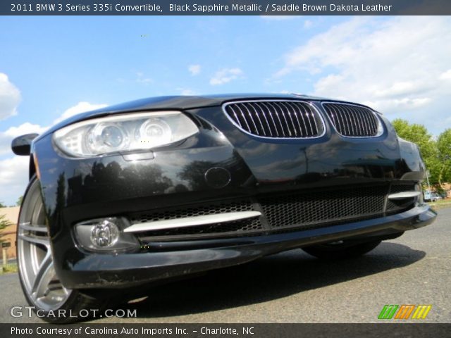 2011 BMW 3 Series 335i Convertible in Black Sapphire Metallic