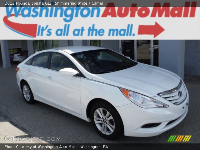 2013 Hyundai Sonata GLS in Shimmering White