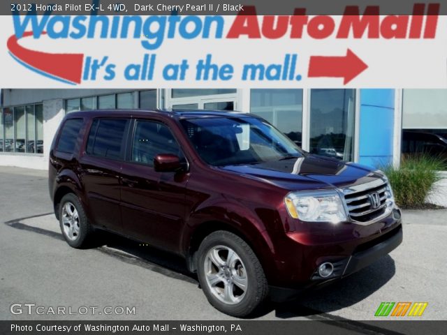 2012 Honda Pilot EX-L 4WD in Dark Cherry Pearl II