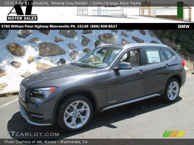 2015 BMW X1 xDrive28i in Mineral Grey Metallic