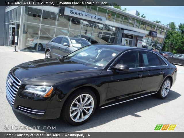 2014 Audi A8 L 3.0T quattro in Havanna Black Metallic
