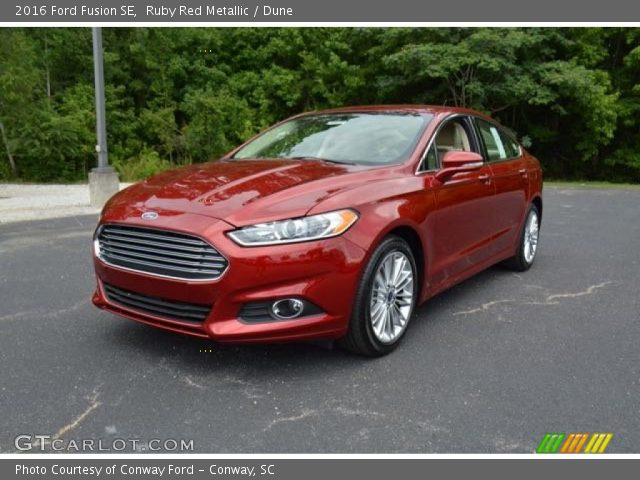 2016 Ford Fusion SE in Ruby Red Metallic