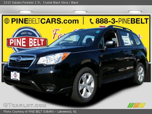 2015 Subaru Forester 2.5i in Crystal Black Silica