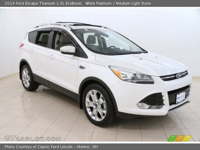 2014 Ford Escape Titanium 1.6L EcoBoost in White Platinum