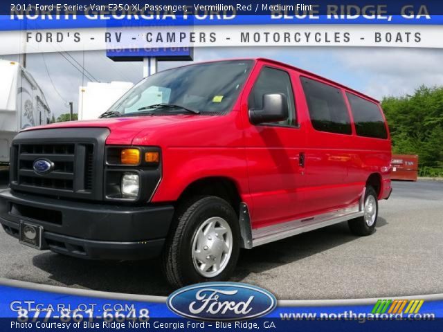 2011 Ford E Series Van E350 XL Passenger in Vermillion Red