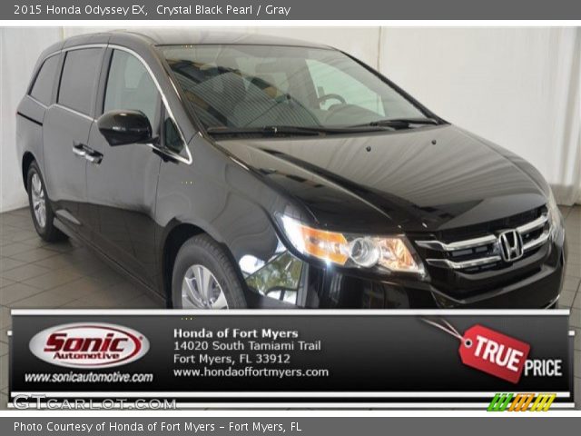 2015 Honda Odyssey EX in Crystal Black Pearl
