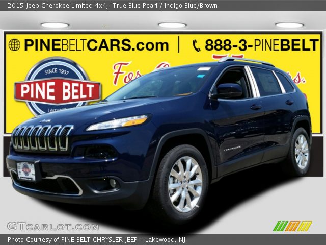 2015 Jeep Cherokee Limited 4x4 in True Blue Pearl