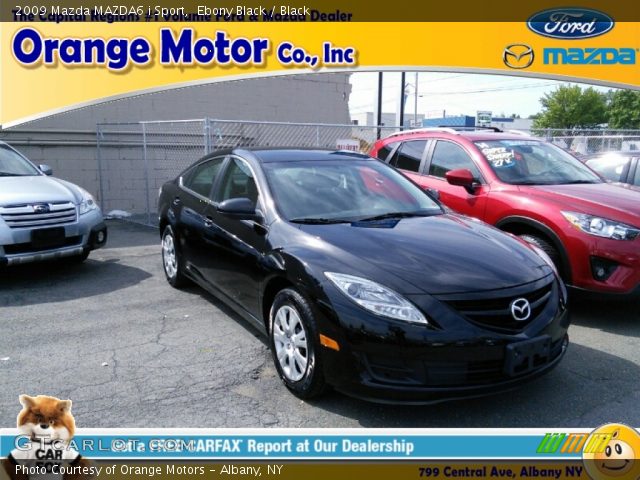 2009 Mazda MAZDA6 i Sport in Ebony Black