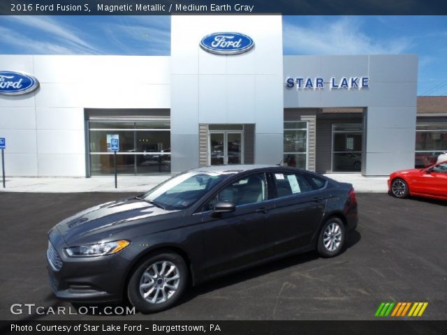 2016 Ford Fusion S in Magnetic Metallic