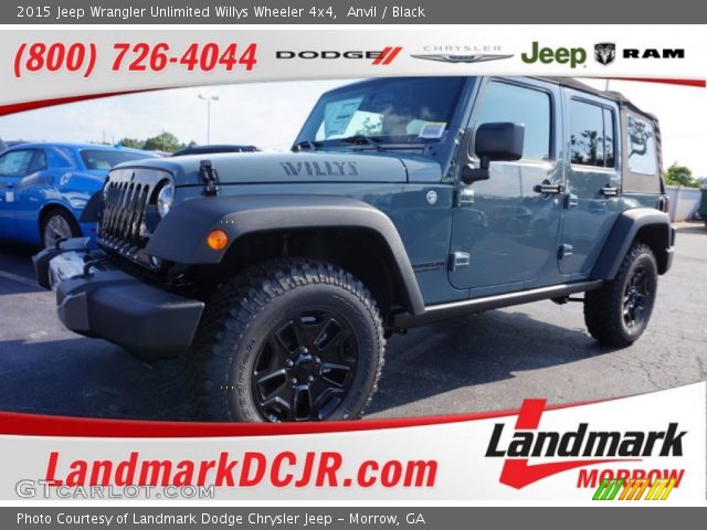 2015 Jeep Wrangler Unlimited Willys Wheeler 4x4 in Anvil