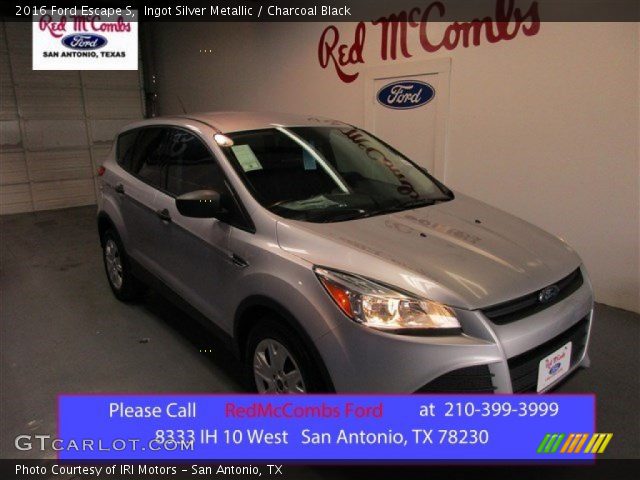 2016 Ford Escape S in Ingot Silver Metallic