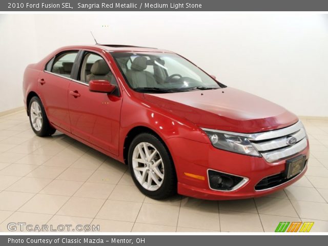 2010 Ford Fusion SEL in Sangria Red Metallic