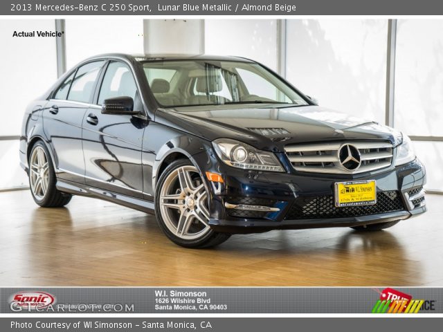 2013 Mercedes-Benz C 250 Sport in Lunar Blue Metallic