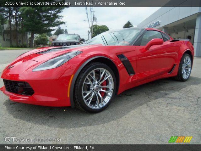 2016 Chevrolet Corvette Z06 Coupe in Torch Red