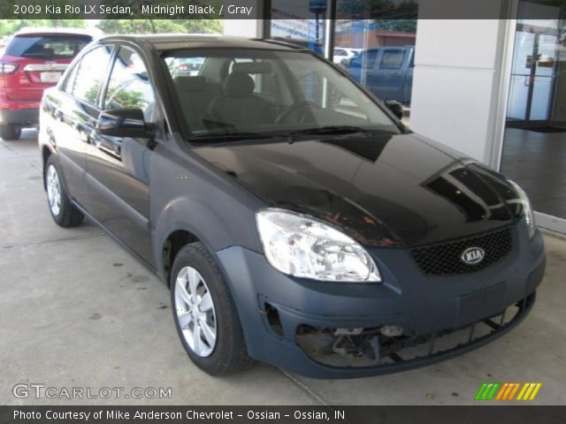 2009 Kia Rio LX Sedan in Midnight Black