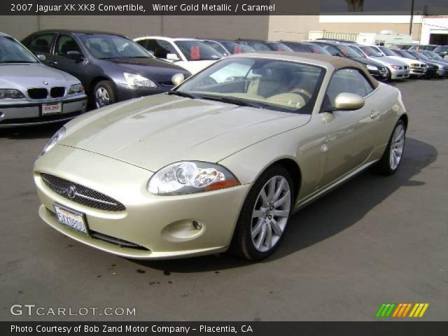 2007 Jaguar XK XK8 Convertible in Winter Gold Metallic