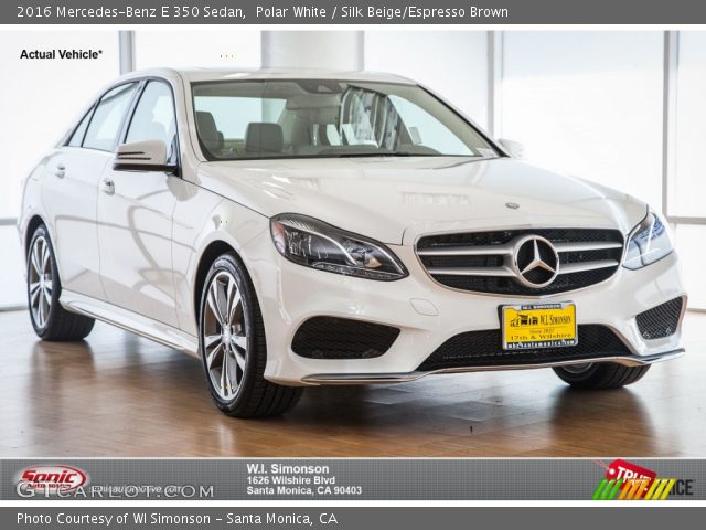 2016 Mercedes-Benz E 350 Sedan in Polar White