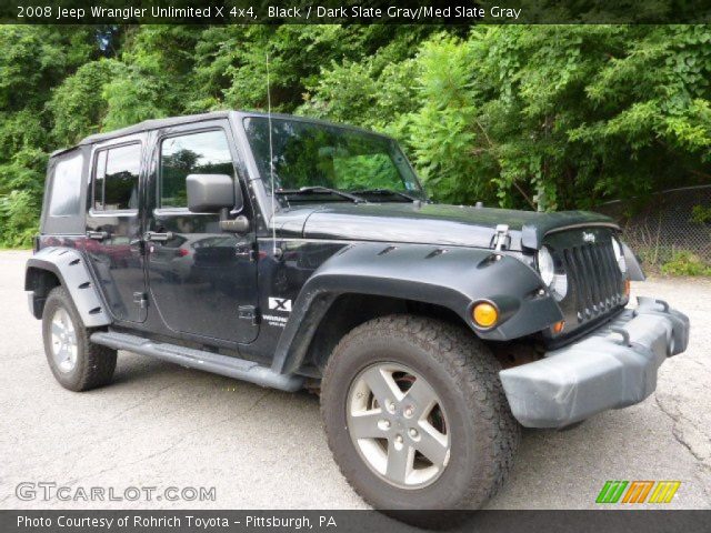 2008 Jeep Wrangler Unlimited X 4x4 in Black
