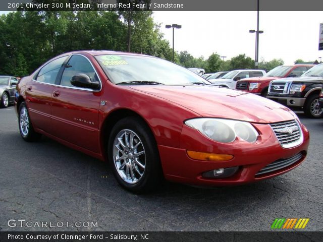 2001 Chrysler 300 M Sedan in Inferno Red Pearl