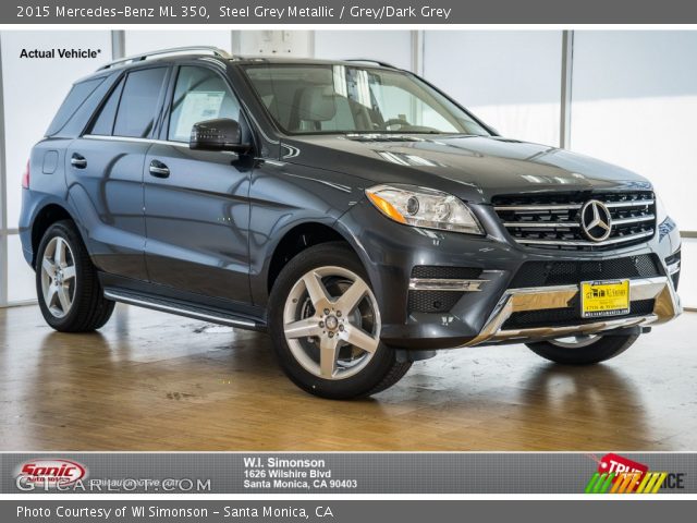 2015 Mercedes-Benz ML 350 in Steel Grey Metallic