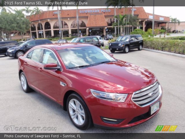 2015 Ford Taurus SEL in Ruby Red Metallic