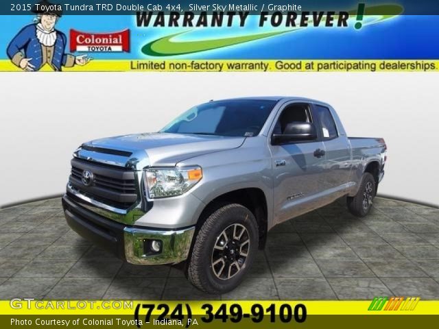 2015 Toyota Tundra TRD Double Cab 4x4 in Silver Sky Metallic