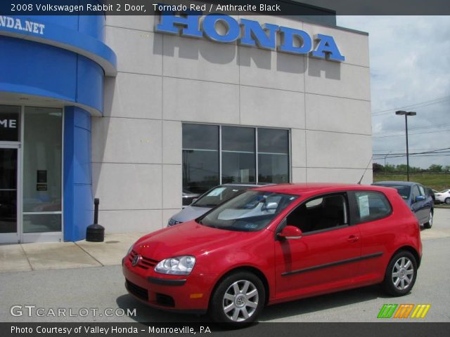 2008 Volkswagen Rabbit 2 Door in Tornado Red