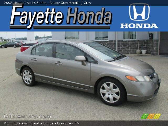 2008 Honda Civic LX Sedan in Galaxy Gray Metallic