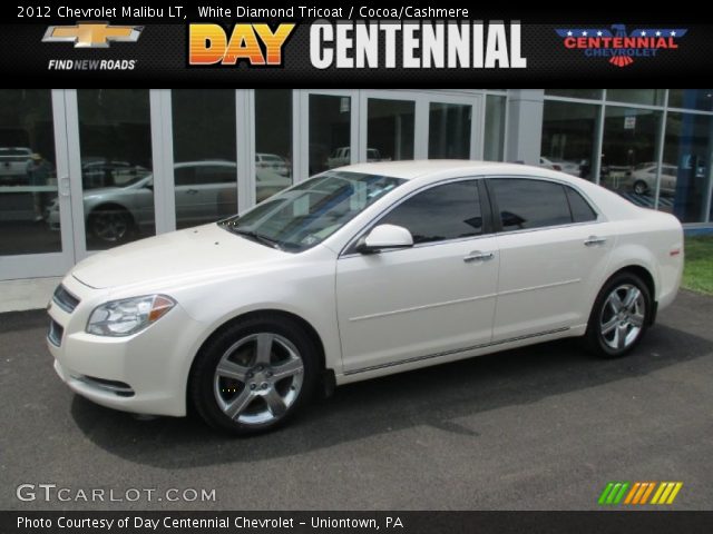 2012 Chevrolet Malibu LT in White Diamond Tricoat