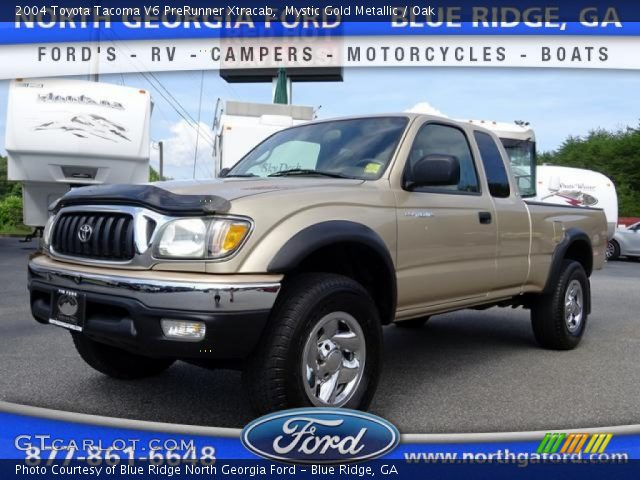 2004 Toyota Tacoma V6 PreRunner Xtracab in Mystic Gold Metallic