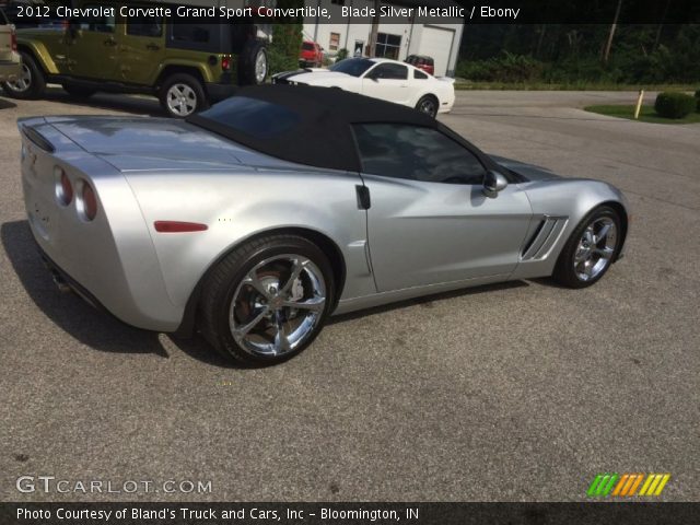 2012 Chevrolet Corvette Grand Sport Convertible in Blade Silver Metallic