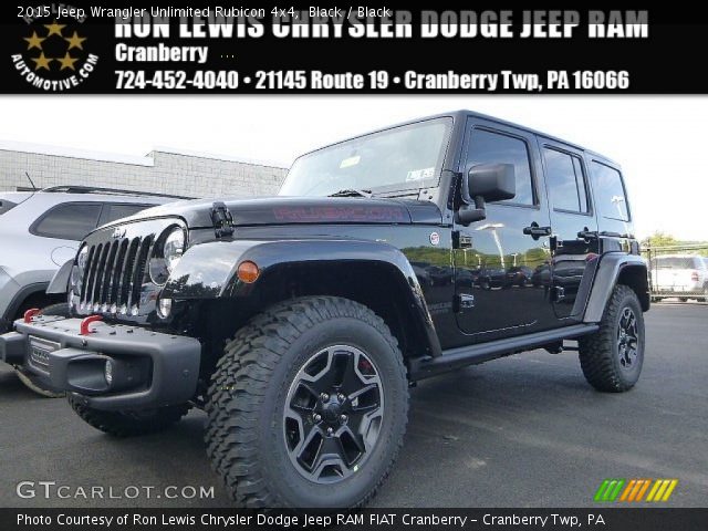2015 Jeep Wrangler Unlimited Rubicon 4x4 in Black