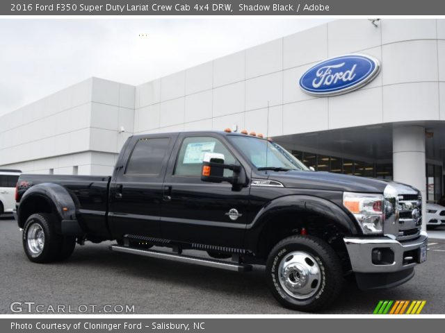 2016 Ford F350 Super Duty Lariat Crew Cab 4x4 DRW in Shadow Black