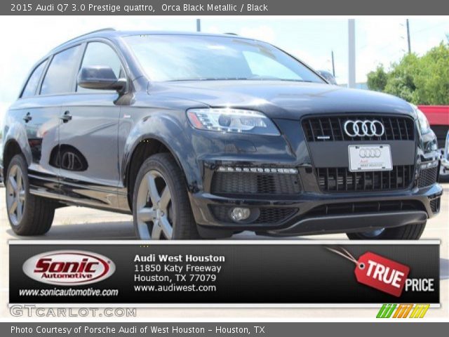 2015 Audi Q7 3.0 Prestige quattro in Orca Black Metallic