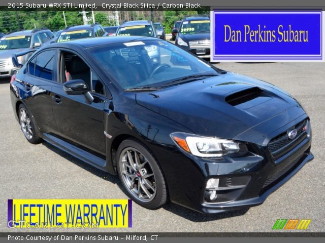2015 Subaru WRX STI Limited in Crystal Black Silica