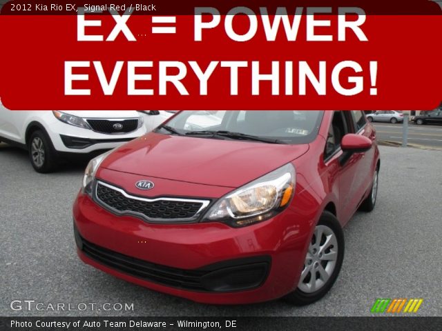 2012 Kia Rio EX in Signal Red