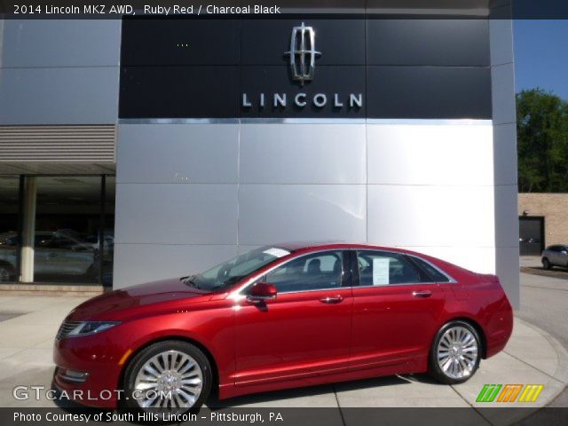 2014 Lincoln MKZ AWD in Ruby Red