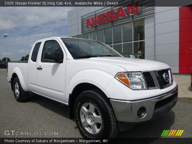 2005 Nissan Frontier SE King Cab 4x4 in Avalanche White